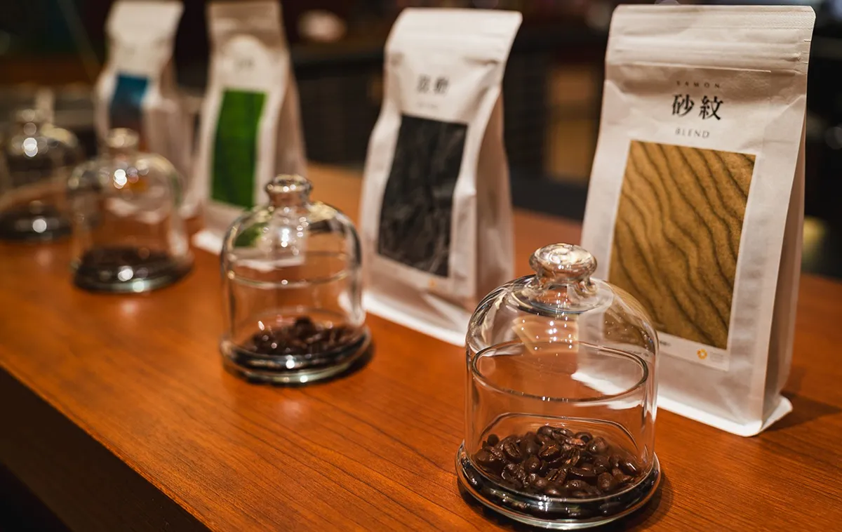 Original blend coffee beans available in the store