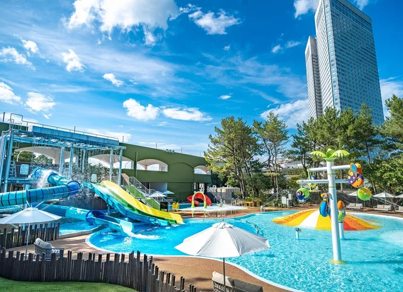 CG rendering of the completed Splash Area water park
